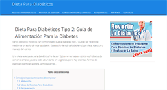 Desktop Screenshot of dietaparadiabeticos.org